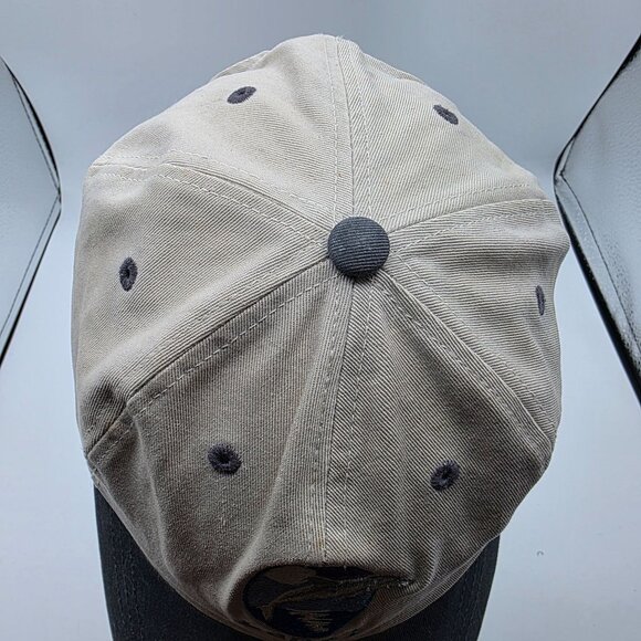 Ouray Sportswear Dolphin Lanai Hat Adjustable Tan Gray Cotton Baseball Cap - Picture 5 of 9